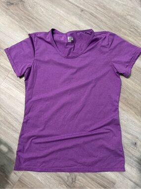 Champion Short Sleeve Crew Tee in Purple